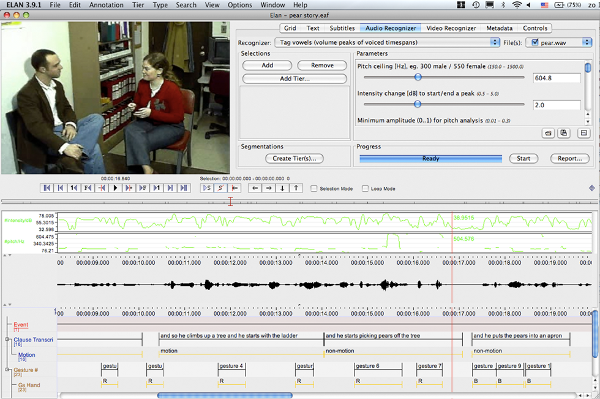 Screenshot ELAN