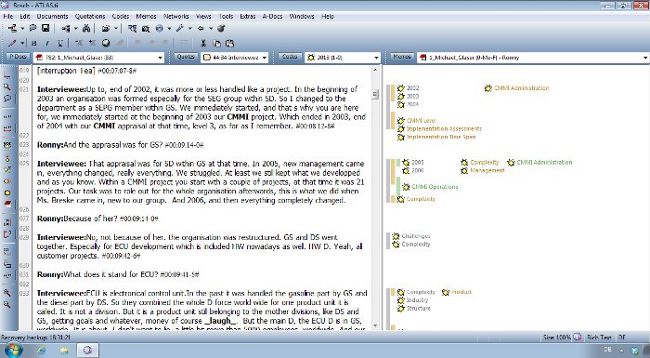 Screenshot Atlas.ti